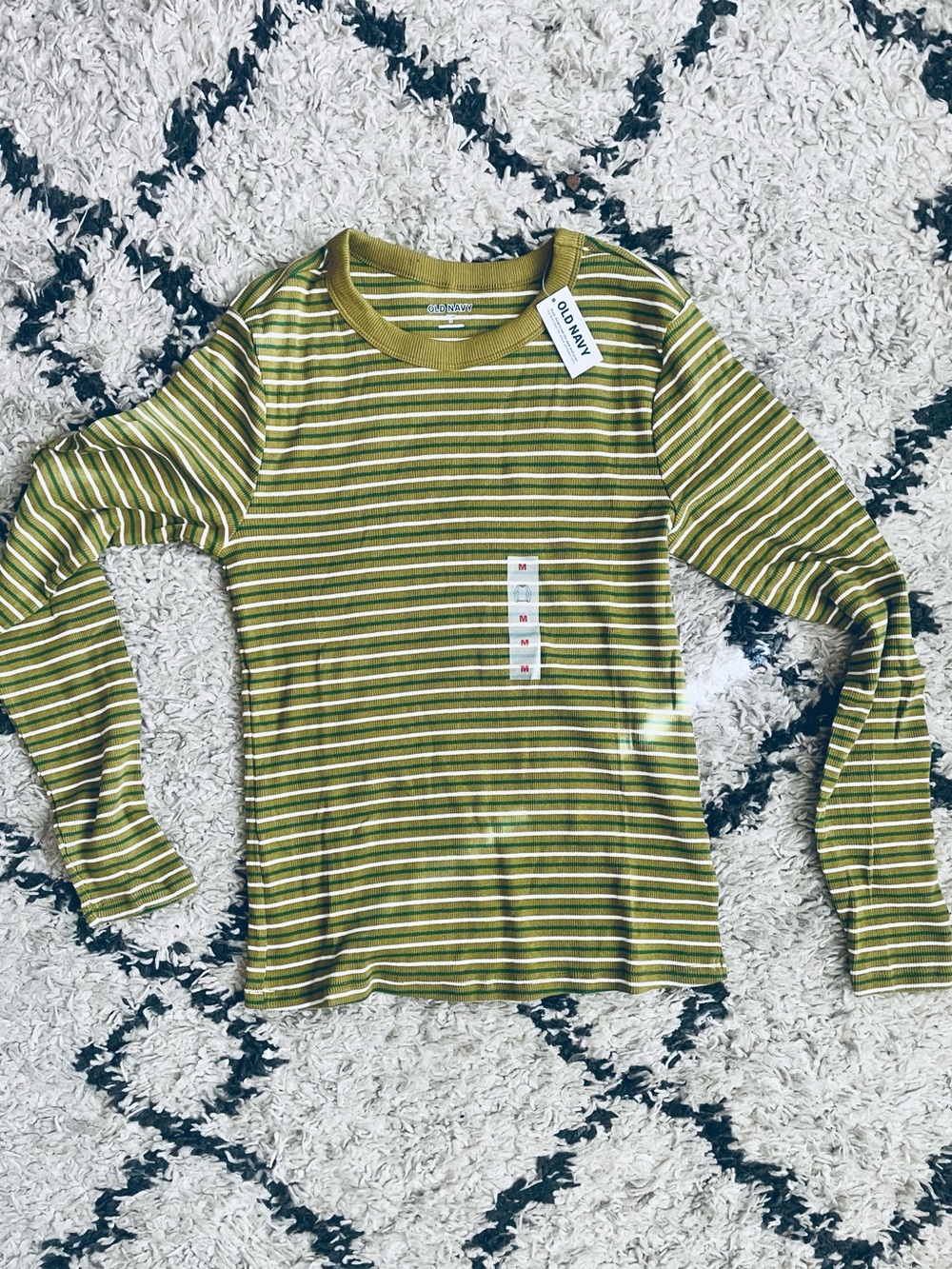 NWT Green Stripe Tee